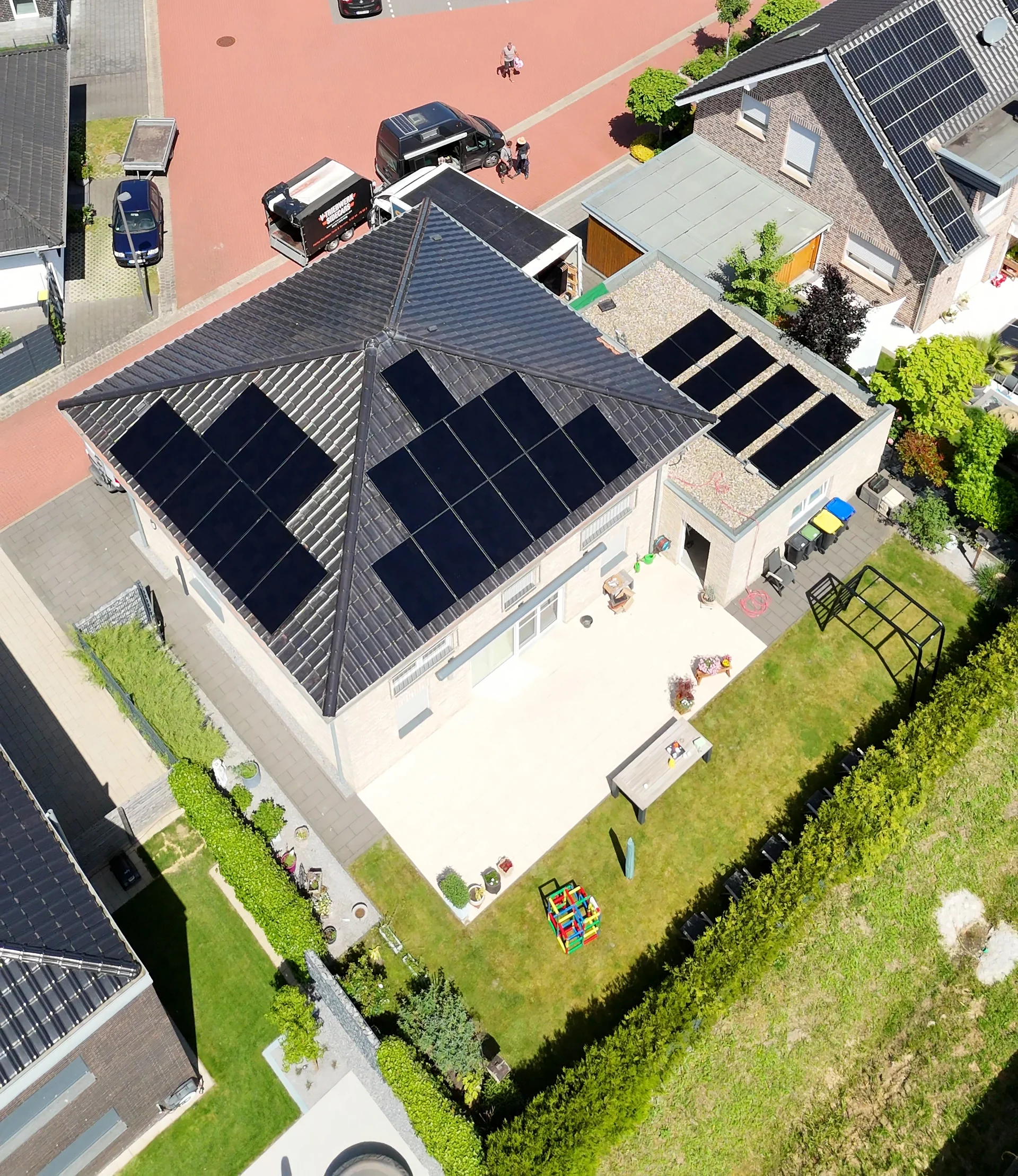 PV-Anlage / Satteldachinstallation